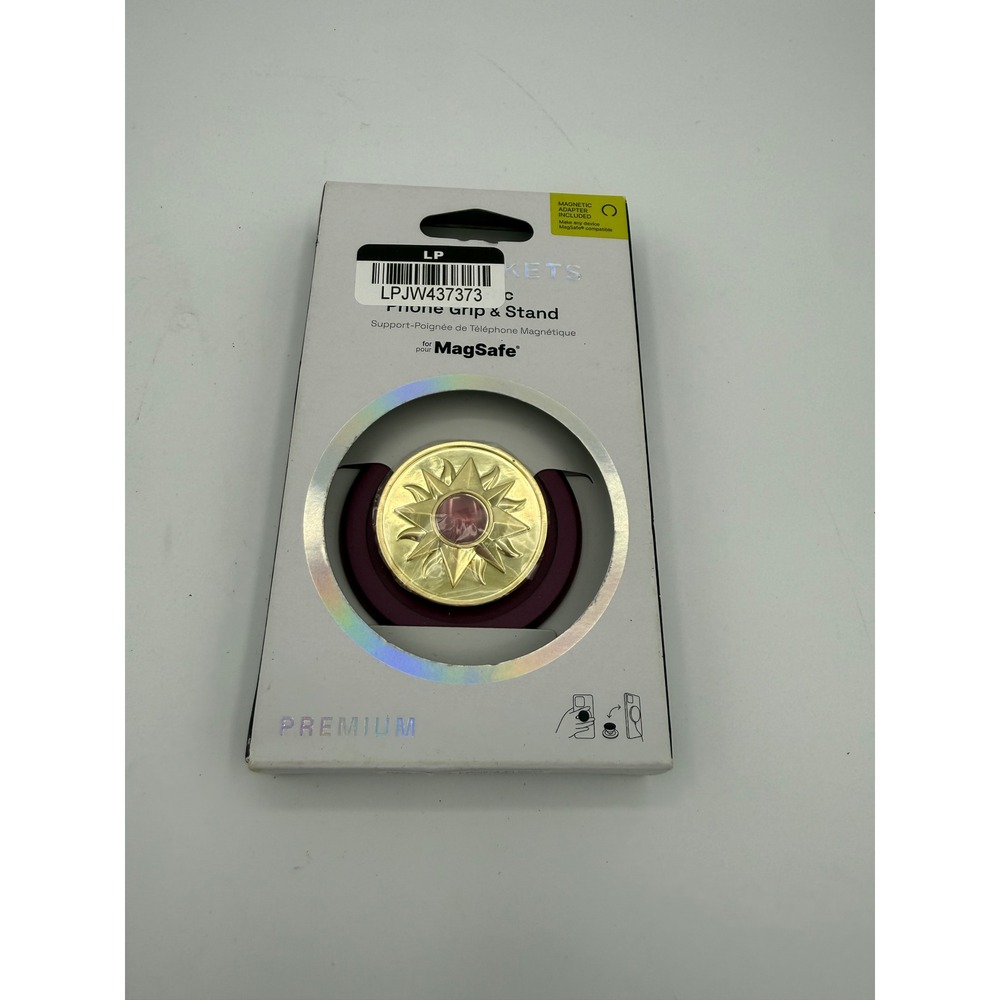 PopSockets Phone Grip Stand Unisex OS Gold New MagSafe Celestial Sunburst Purple